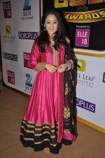 Disha Vakani at Gold Awards red carpet in Filmistan, Mumbai on 17th May 2014